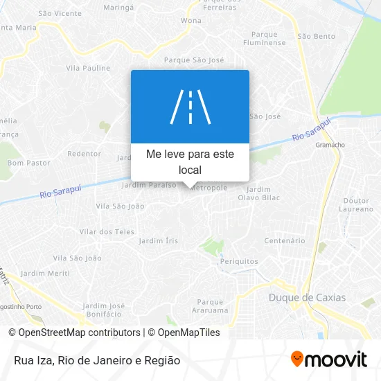 Rua Iza mapa