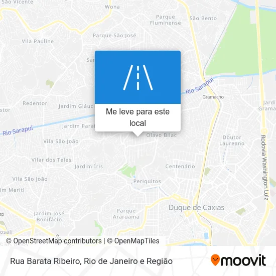 Rua Barata Ribeiro mapa
