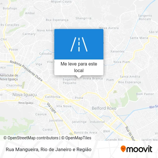 Rua Mangueira mapa