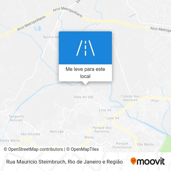 Rua Mauricio Steimbruch mapa