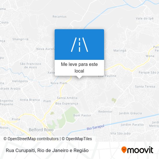 Rua Curupaiti mapa