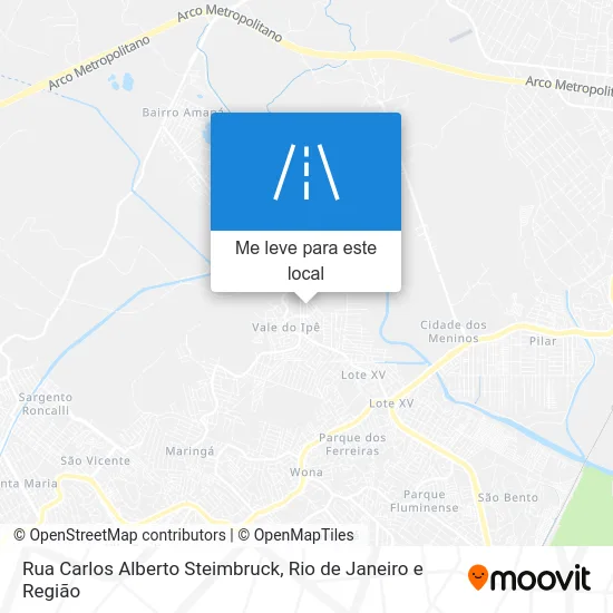 Rua Carlos Alberto Steimbruck mapa