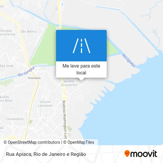 Rua Apiaca mapa
