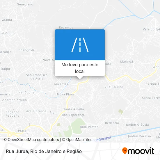 Rua Jurua mapa