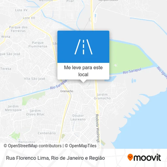 Rua Florenco Lima mapa