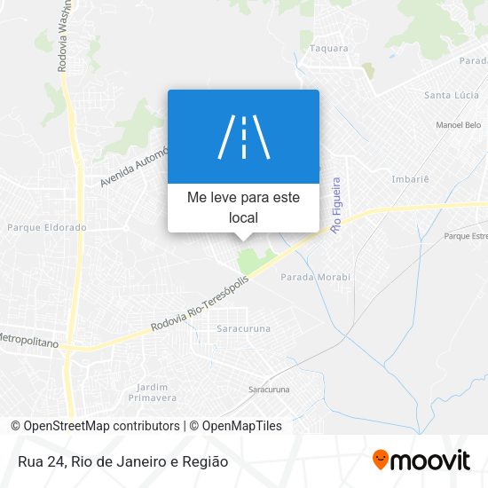 Rua 24 mapa