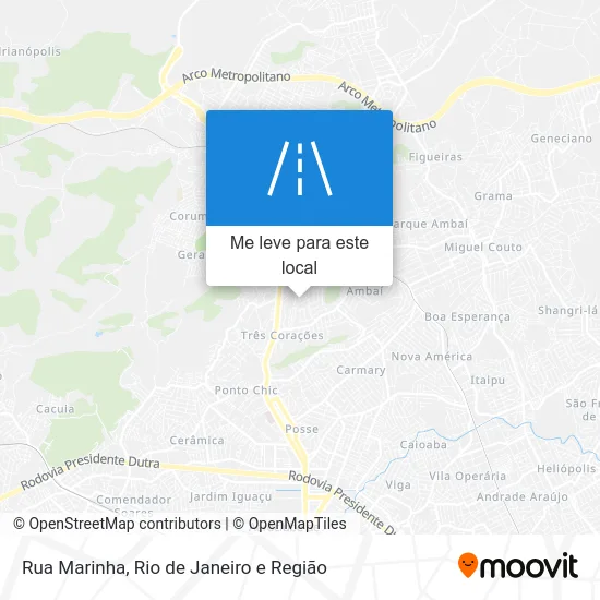 Rua Marinha mapa