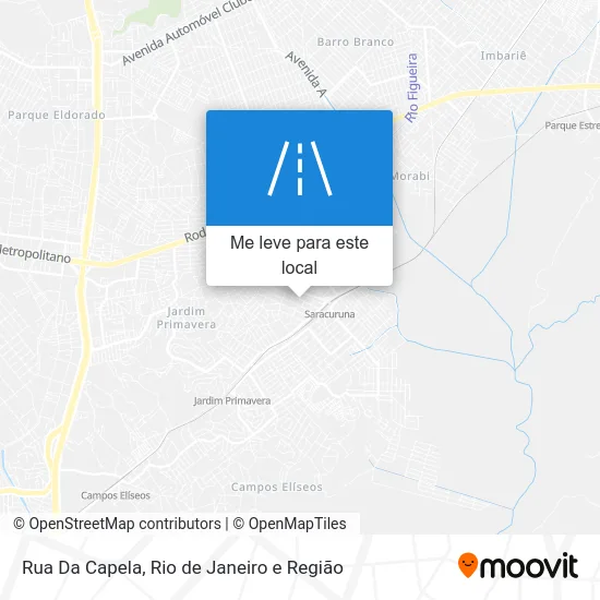 Rua Da Capela mapa