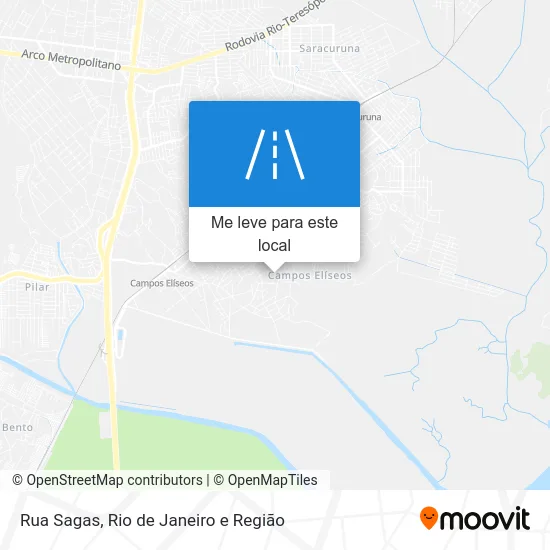 Rua Sagas mapa