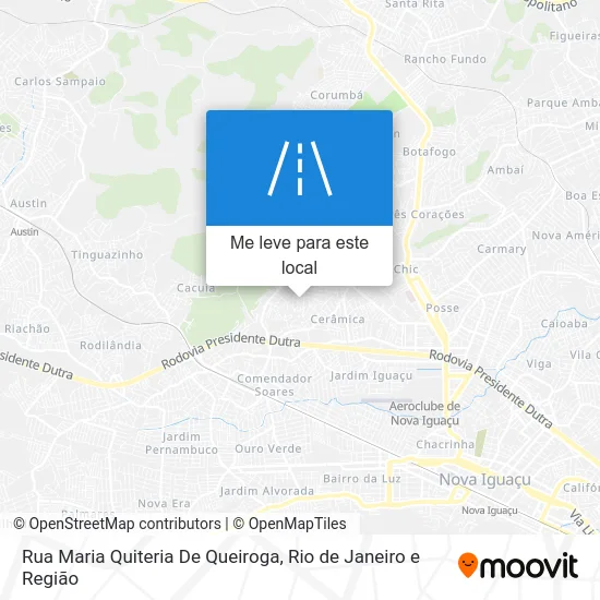 Rua Maria Quiteria De Queiroga mapa