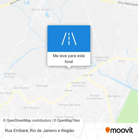 Rua Embare mapa