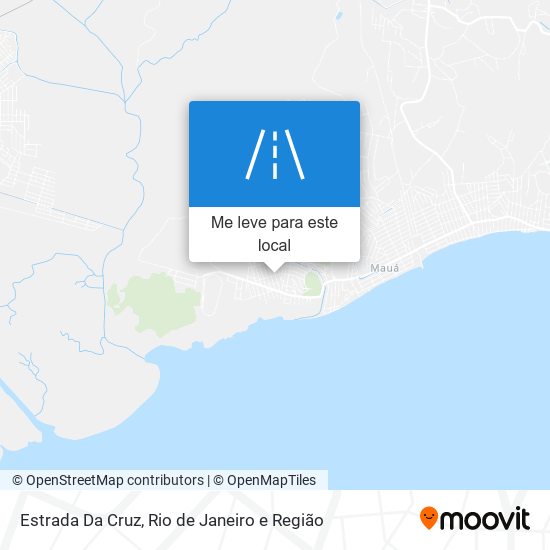 Estrada Da Cruz mapa