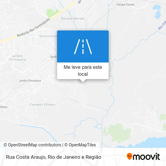 Rua Costa Araujo mapa