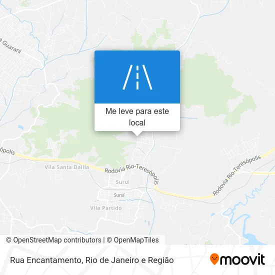 Rua Encantamento mapa