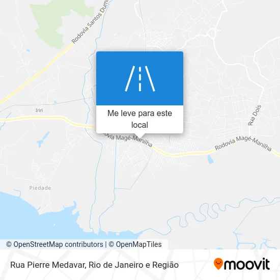 Rua Pierre Medavar mapa