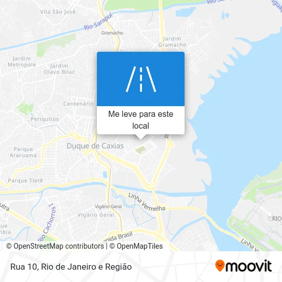 Rua 10 mapa