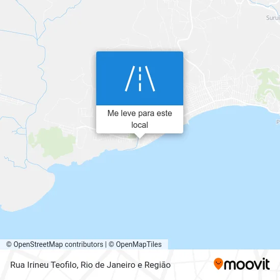 Rua Irineu Teofilo mapa
