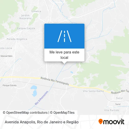 Avenida Anapolis mapa