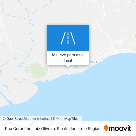Rua Geronimo Luiz Oliveira mapa