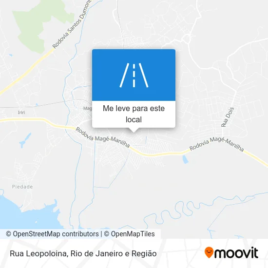 Rua Leopoloina mapa