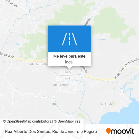 Rua Alberto Dos Santos mapa