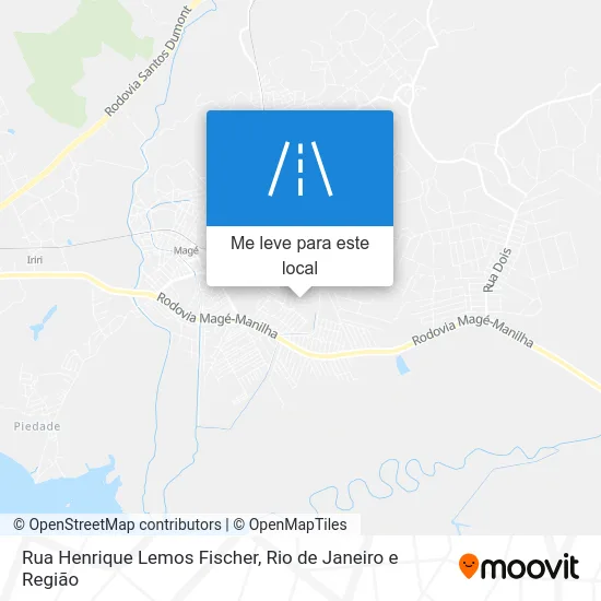 Rua Henrique Lemos Fischer mapa