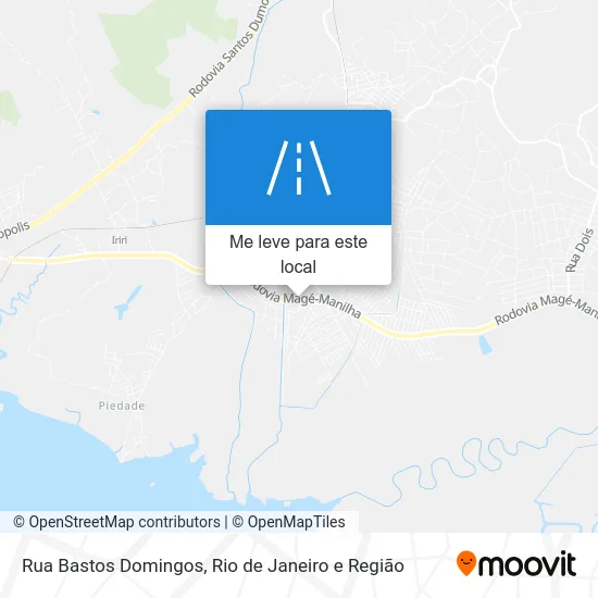 Rua Bastos Domingos mapa