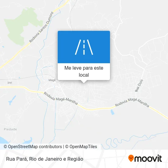 Rua Pará mapa