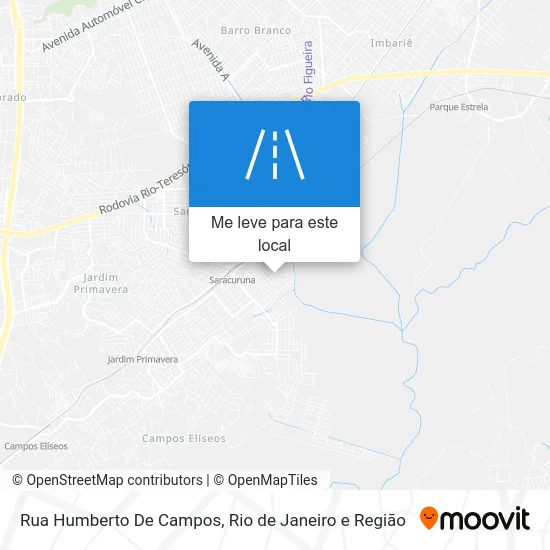 Rua Humberto De Campos mapa