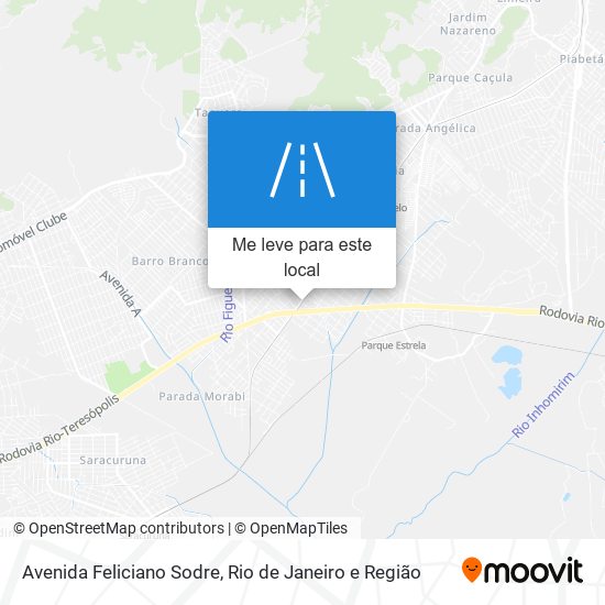 Avenida Feliciano Sodre mapa