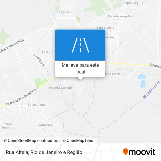 Rua Alteia mapa