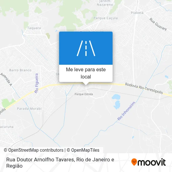 Rua Doutor Arnolfho Tavares mapa