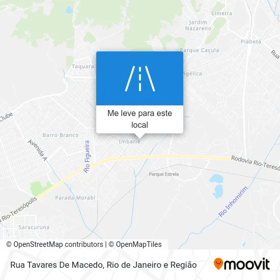 Rua Tavares De Macedo mapa
