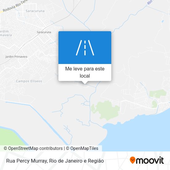 Rua Percy Murray mapa