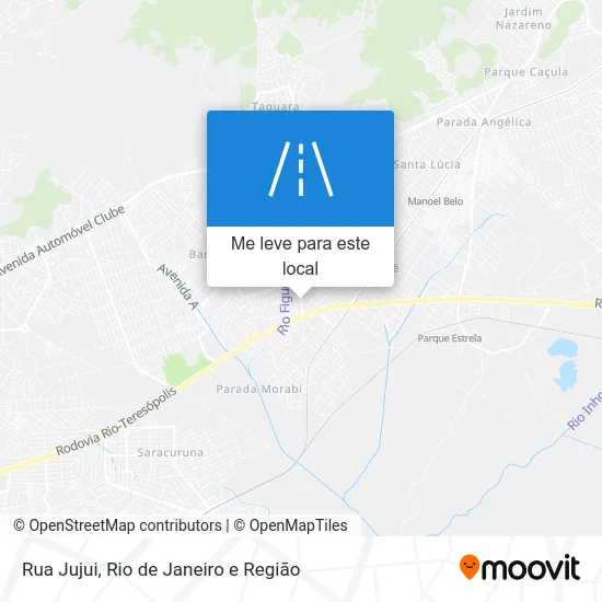 Rua Jujui mapa