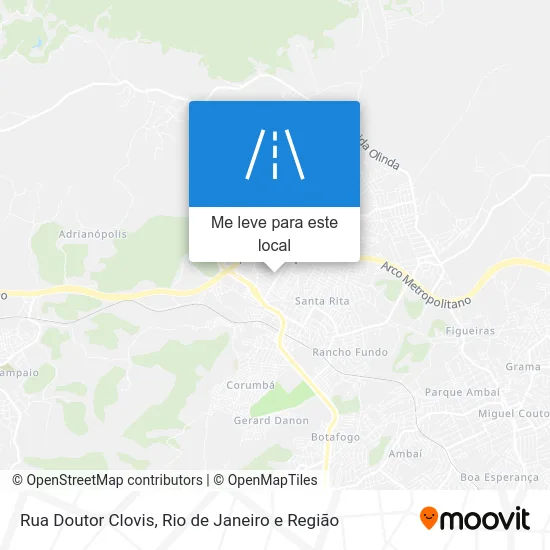 Rua Doutor Clovis mapa