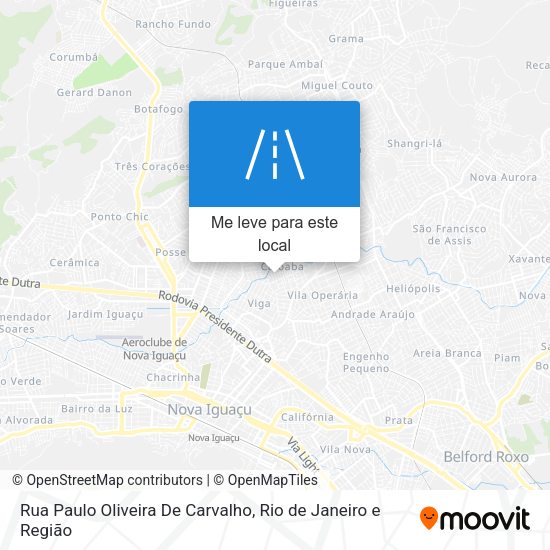 Rua Paulo Oliveira De Carvalho mapa