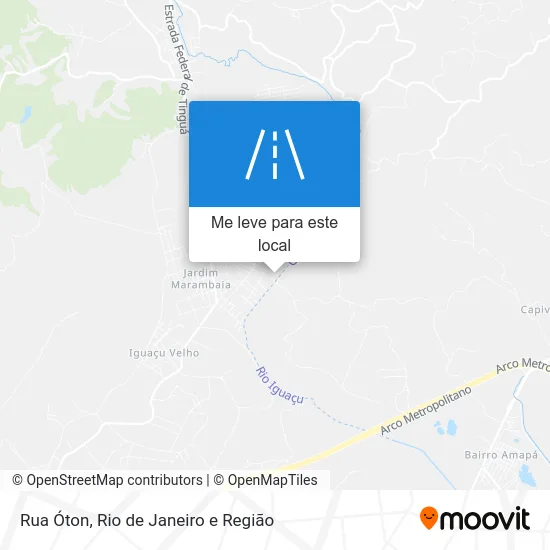 Rua Óton mapa
