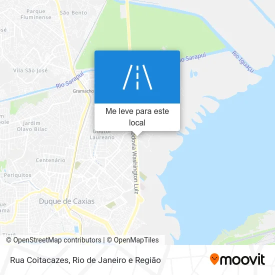 Rua Coitacazes mapa