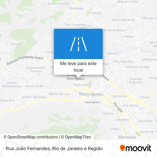 Rua João Fernandes mapa