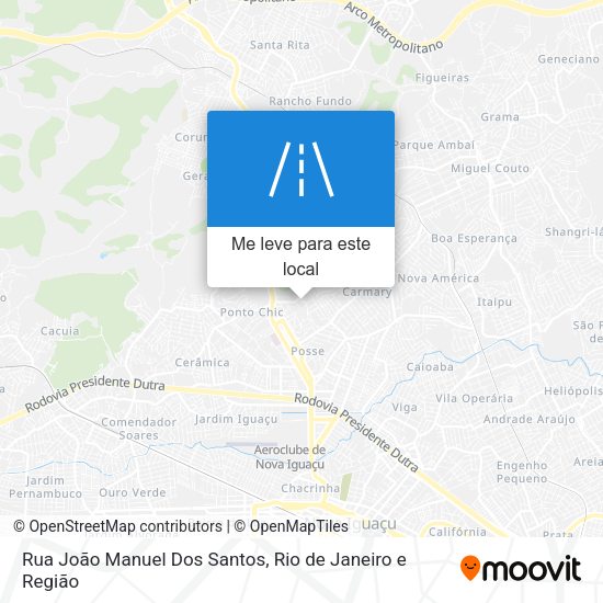 Rua João Manuel Dos Santos mapa