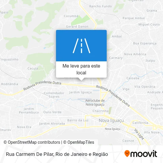 Rua Carmem De Pilar mapa