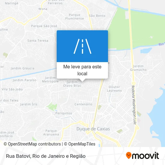 Rua Batovi mapa