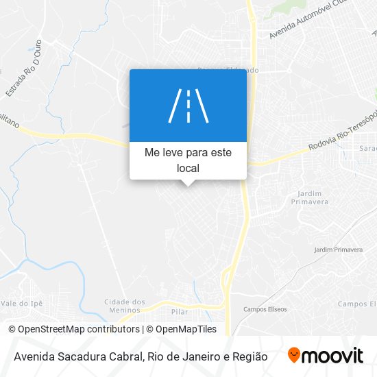 Avenida Sacadura Cabral mapa