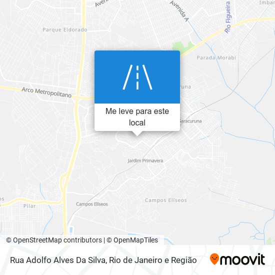 Rua Adolfo Alves Da Silva mapa