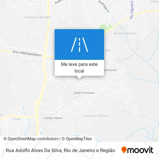 Rua Adolfo Alves Da Silva mapa
