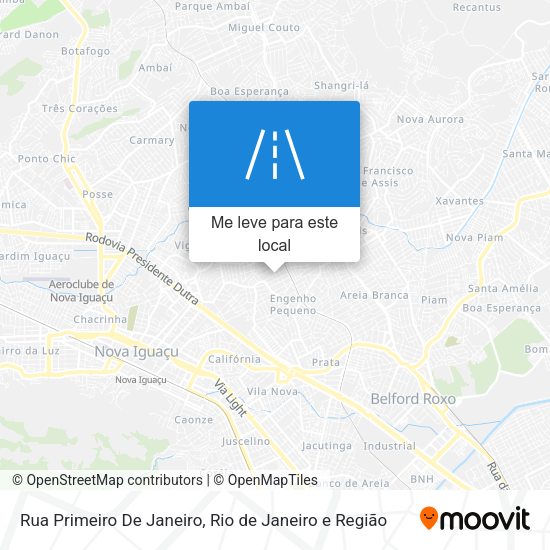Rua Primeiro De Janeiro mapa