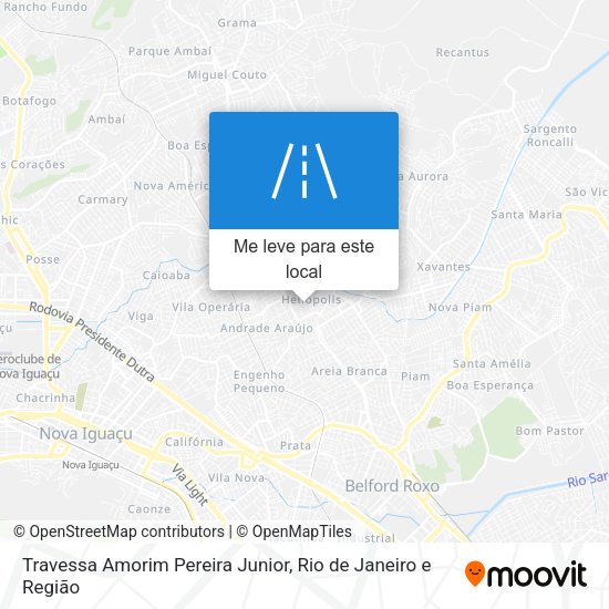 Travessa Amorim Pereira Junior mapa