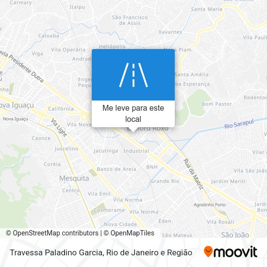 Travessa Paladino Garcia mapa