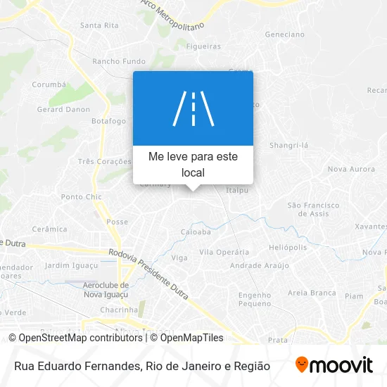 Rua Eduardo Fernandes mapa